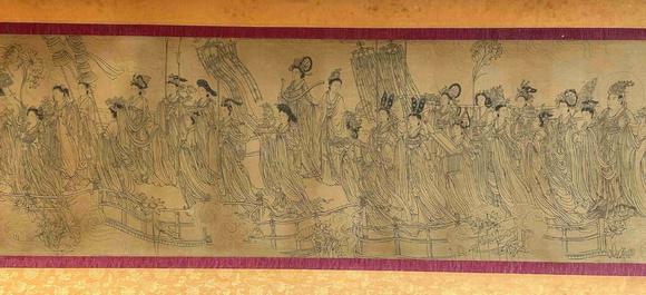 日本松町古美吳道子 八十七神仙卷