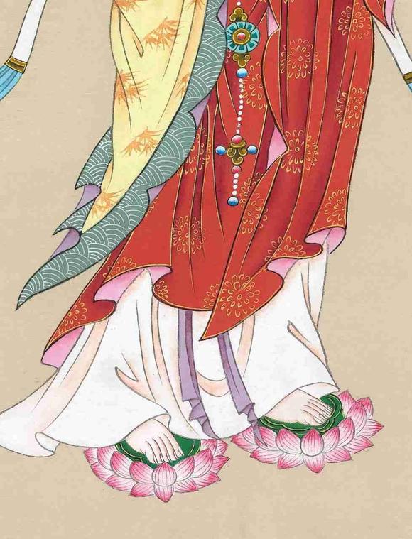 日本松町古美張大千 大士像 附出版