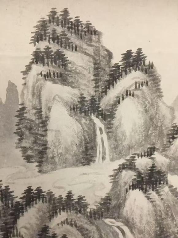 日本松町古美蒼崖 山水精品