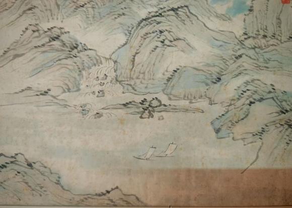 日本松町古美王東培 山水圖