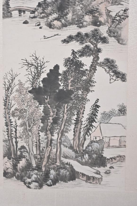 三杉美術(shù)胡佩衡 湖中獨(dú)釣