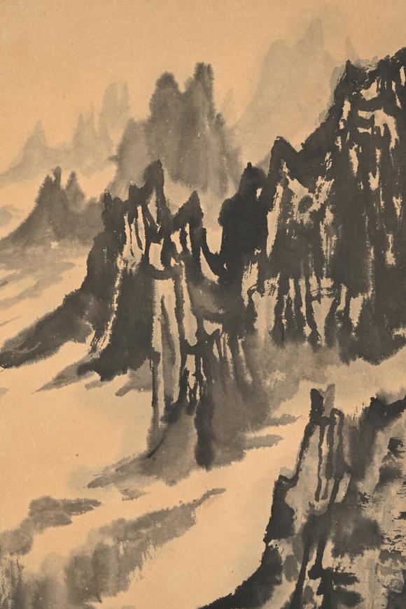 三杉美術(shù)宋文治 黃山雲(yún)起圖