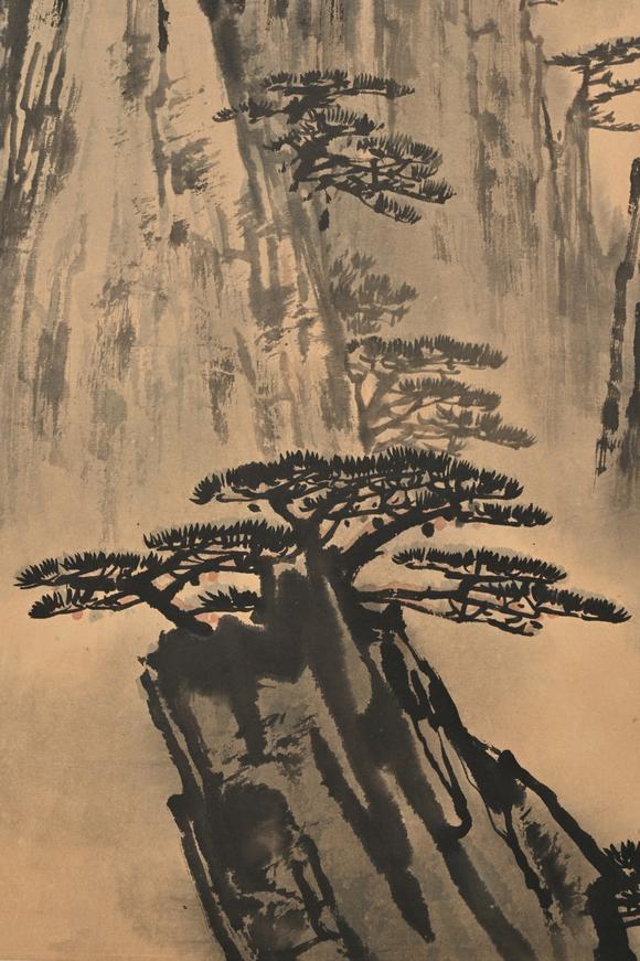三杉美術(shù)宋文治 黃山雲(yún)起圖