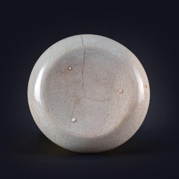 三杉美術(shù)明 仿官釉小碟