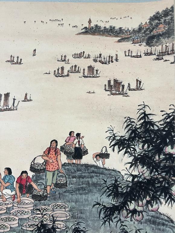 日本松町古美錢松巖 春果滿山魚滿湖