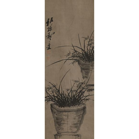 東京飛鳥鄭板橋 蘭花圖