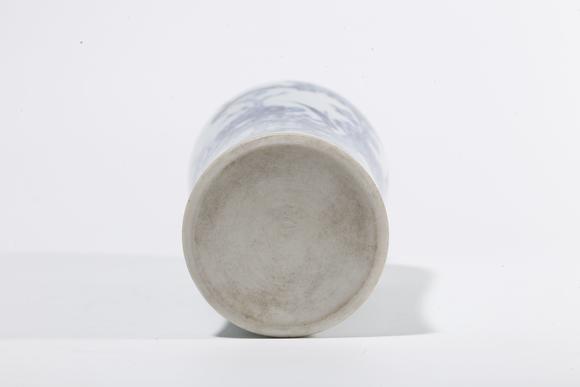 千葉大和青花花鳥紋花插
