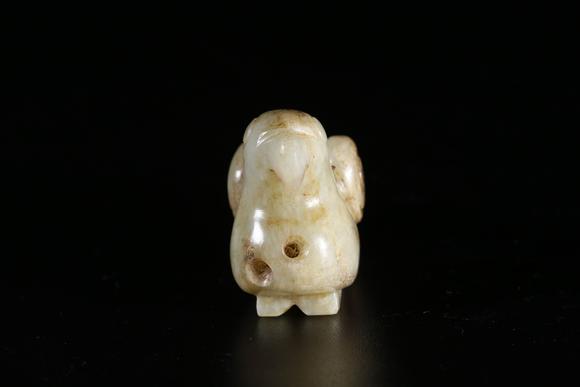 千葉大和和田玉雕鳳鳥形擺件