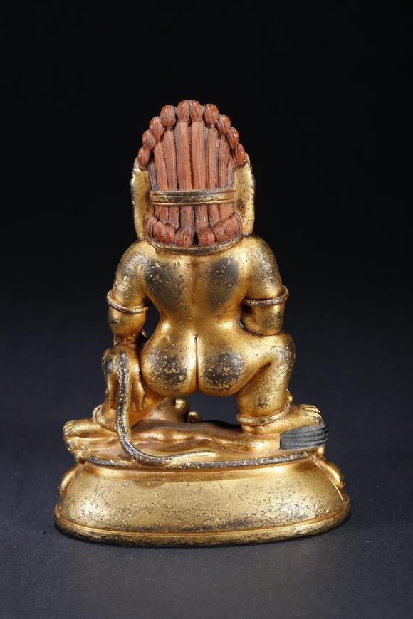 千葉大和銅鎏金財(cái)神造像