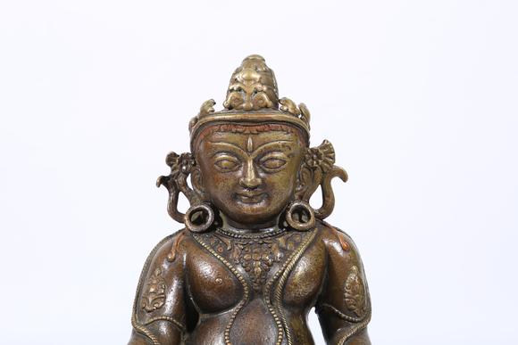 千葉大和合金銅黃財(cái)神造像