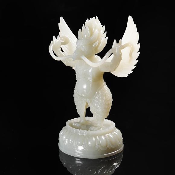 千葉大和和田玉金翅大鵬鳥(niǎo)擺件
