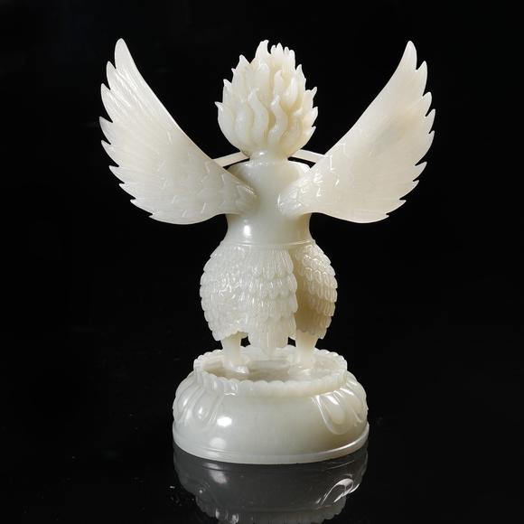 千葉大和和田玉金翅大鵬鳥(niǎo)擺件