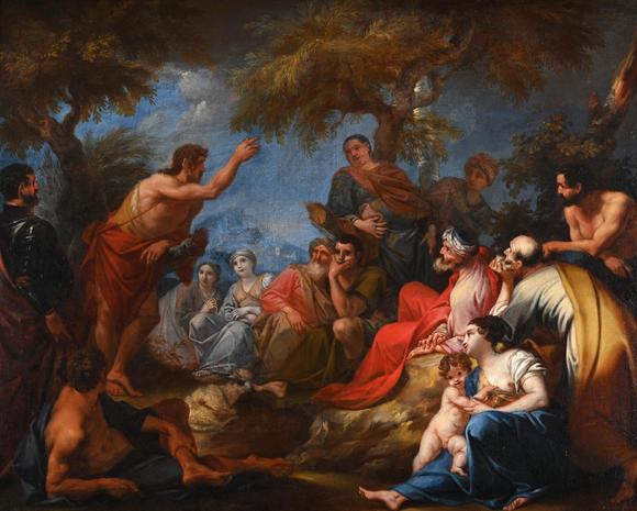 DreweattsITALIAN SCHOOL (17TH CENTURY), THE PREACHING OF SAINT JOHN THE BAPTIST