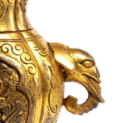 Bertolami Fine ArtA pair of gold-plated bronze vases. China, Qing Dynasty (1644–1912), 19th century.