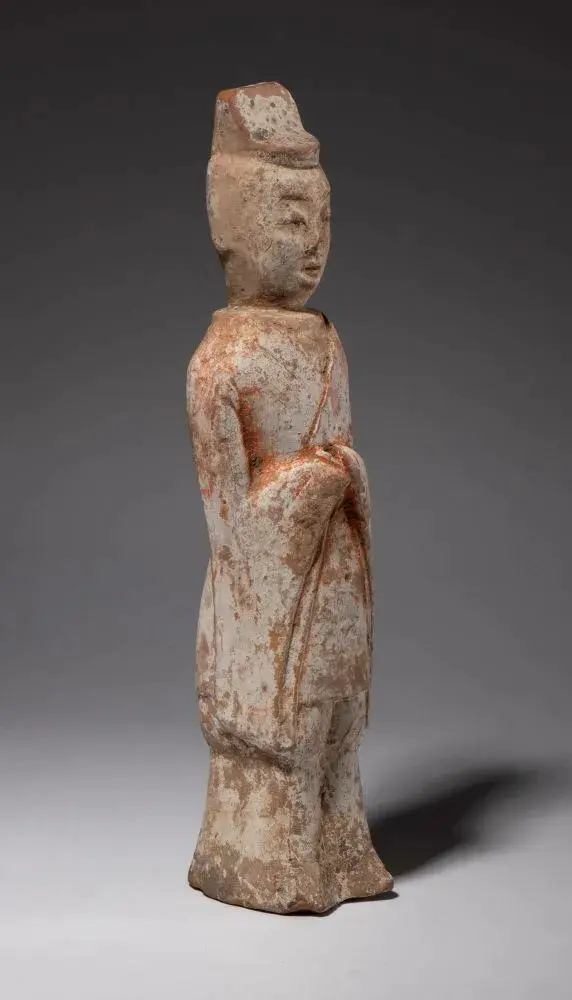 Bertolami Fine ArtTang-style polychrome terracotta figurine. China, 20th century.