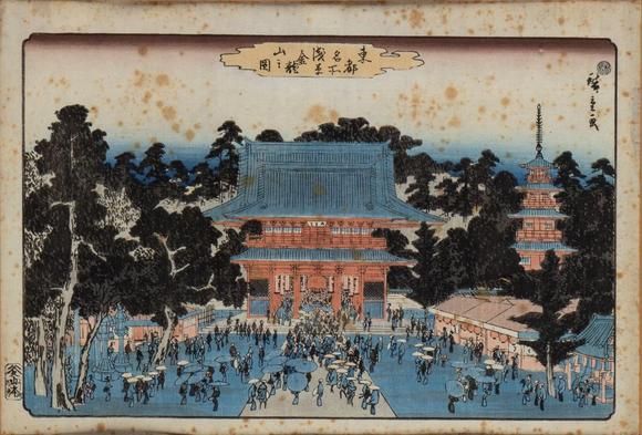 Bertolami Fine ArtKinryuzan Temple in Asakusa (Asakusa kinryuzan no zu)