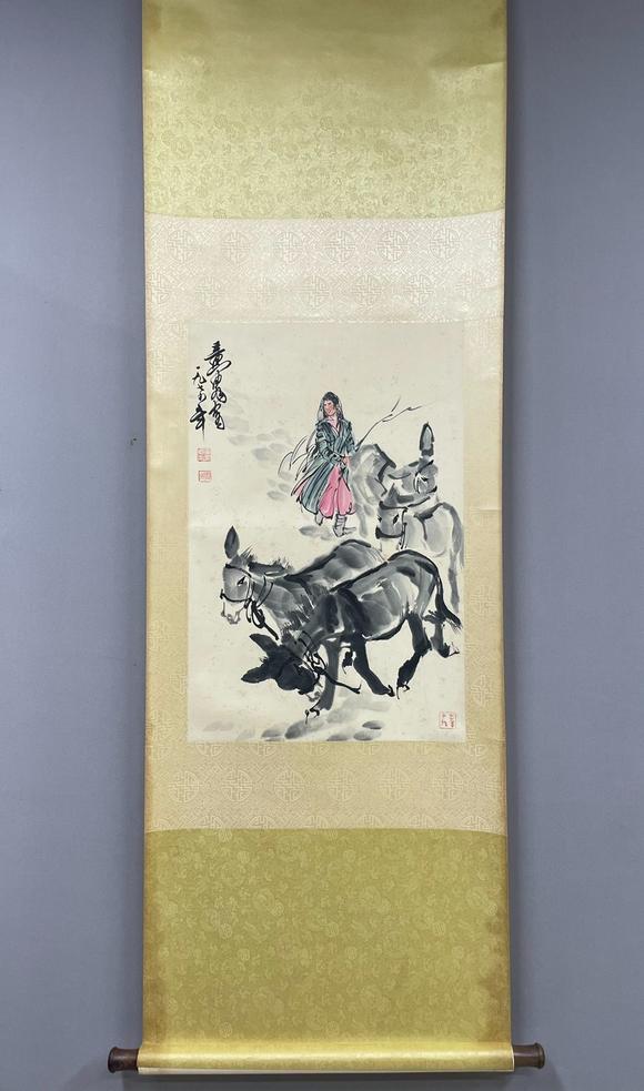 北京寶蘊(yùn)黃胄 趕驢圖 