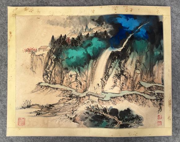 北京寶蘊(yùn)張大千 山水冊(cè)頁(yè)
