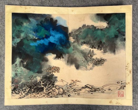 北京寶蘊(yùn)張大千 山水冊(cè)頁(yè)