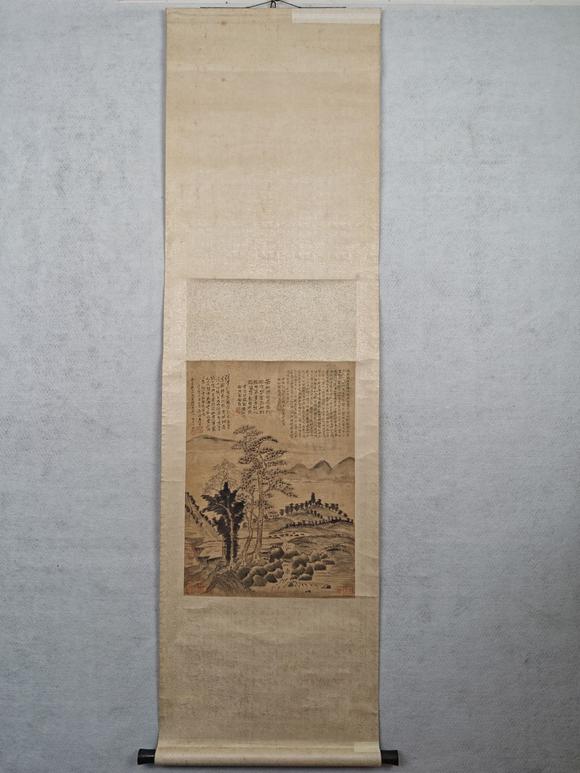 京都粵盛美術(shù)倪瓚/山水