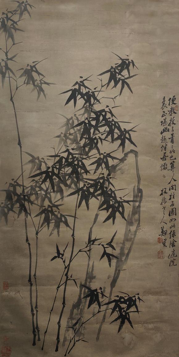 京都粵盛美術(shù)鄭板橋/竹石