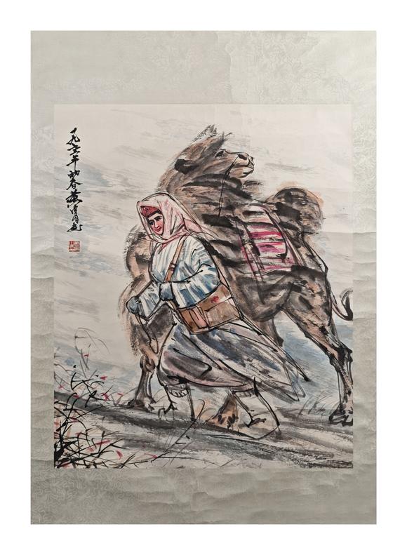 京都粵盛美術(shù)黃胄/風(fēng)雪出診