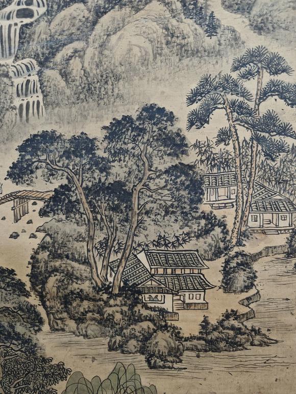 京都粵盛美術(shù)王翚/溪山訪友圖
