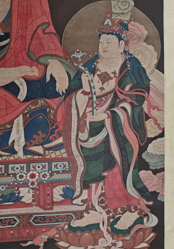 京都粵盛美術(shù)丁觀鵬/佛像