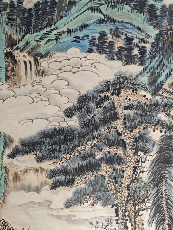 京都粵盛美術張大千/山水