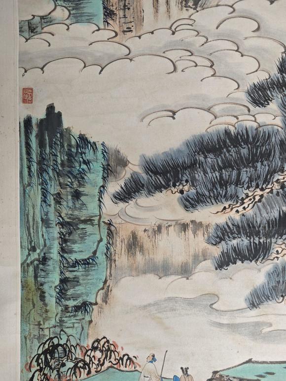 京都粵盛美術張大千/山水