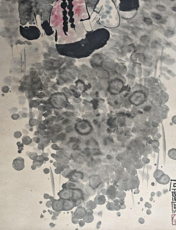 京都粵盛美術(shù)石魯/雨中所見