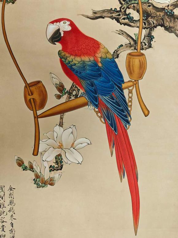 京都粵盛美術(shù)于非闇/金剛鸚鵡