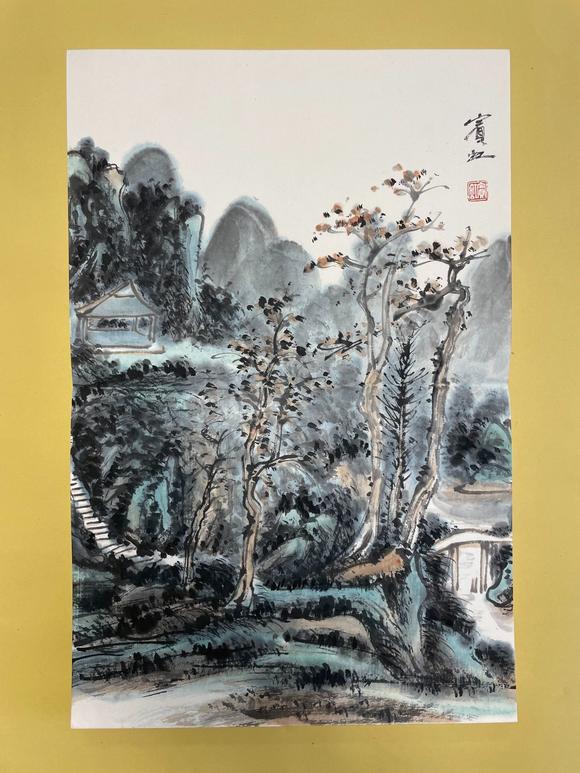 北京寶蘊(yùn)黃賓虹 山水十二開冊