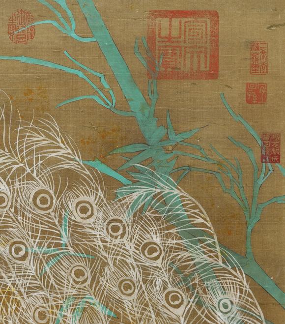 北京寶蘊(yùn)邊鸞 珍禽芳樹圖 
