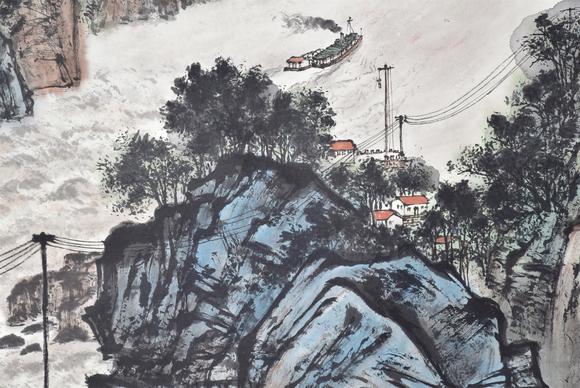 北京寶蘊黃純堯 山水