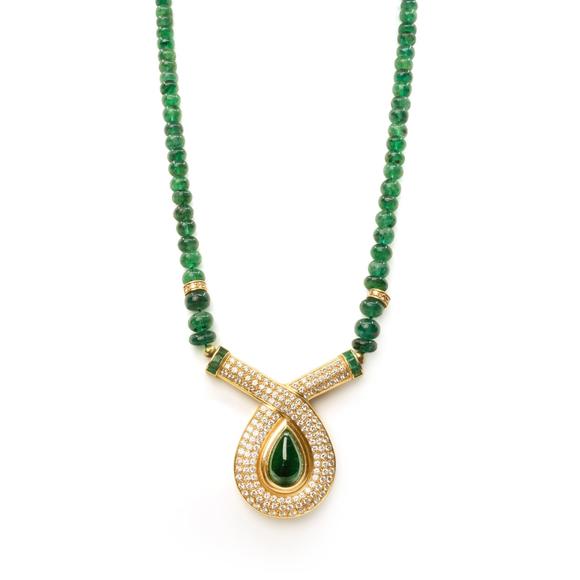 WettmannSmaragd-Diamant-Collier