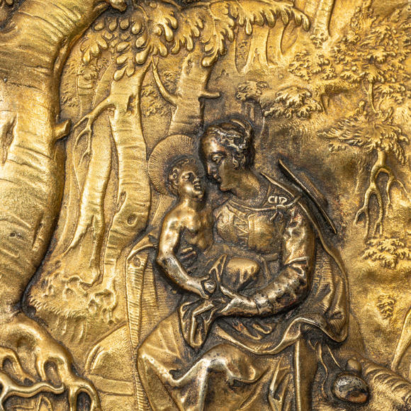 Auktionshaus StahlHans Jakob I. Bair (Bayr) (1564 - 1628), Master around 1603, assay master 1622-1626. The Flight to Egypt.