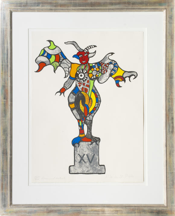 Auktionshaus StahlNiki de Saint Phalle (Neuilly-sur-Seine 1930 - San Diego 2002). Devil XV.