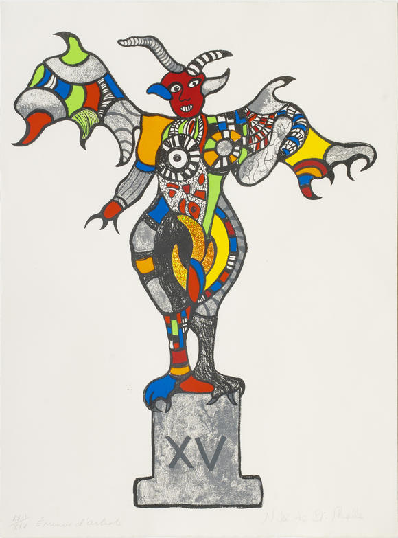 Auktionshaus StahlNiki de Saint Phalle (Neuilly-sur-Seine 1930 - San Diego 2002). Devil XV.