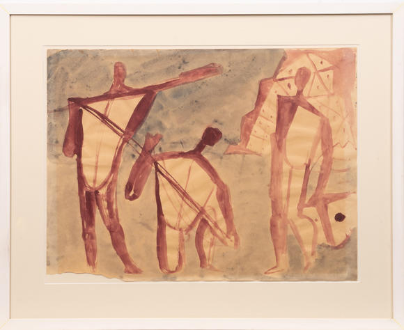Auktionshaus StahlWerner Gilles (Rheydt 1894 - Essen 1961). Fishermen with Nets.