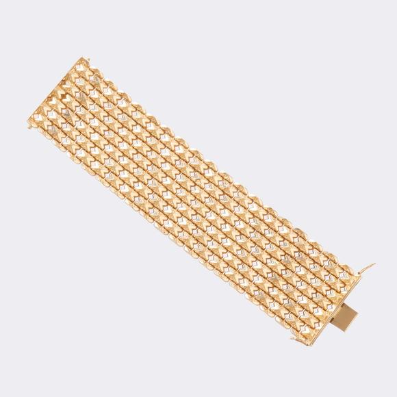 Auktionshaus StahlVintage Gold Bracelet.