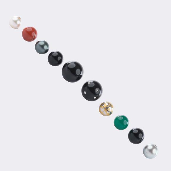 Auktionshaus StahlSet of 10 different Ball Clasps.