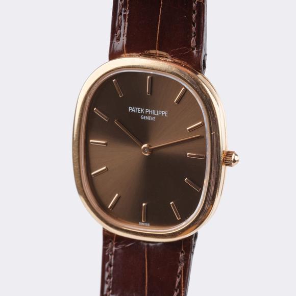 Auktionshaus StahlPatek Philippe. Men's Wristwatch 'Golden Ellipse'.