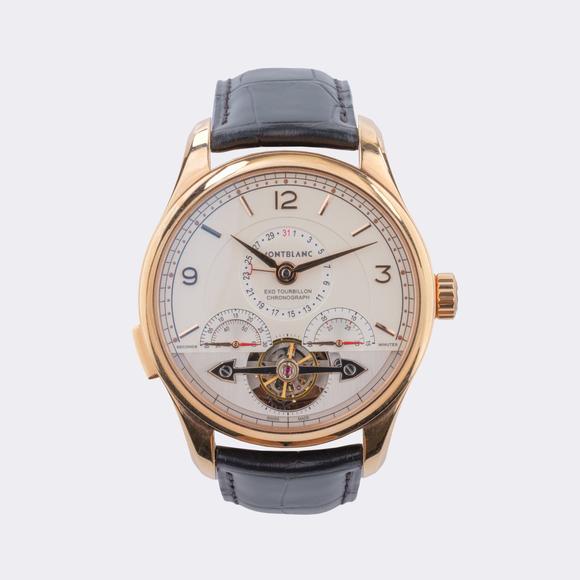 Auktionshaus StahlMontblanc. Men's Wristwatch 'Exo Tourbillon'.