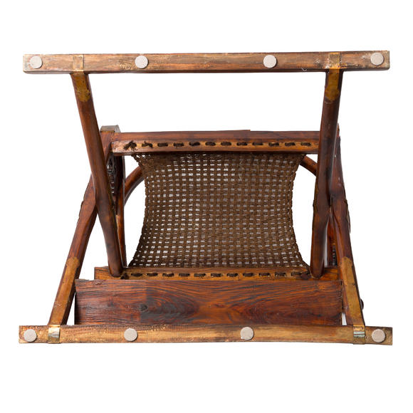 Oakridge Auction Gallery黃花梨交椅  A Chinese Huanghuali folding armchair