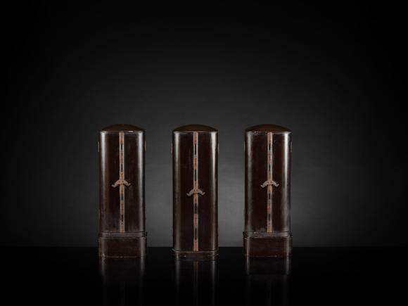 Galerie ZackeYAMAMOTO MOSUKE: A HIGHLY IMPORTANT COMPLETE SET OF 33 ‘THE SAIGOKU KANNON PILGRIMAGE ‘GOLD LACQUER ZUSHI (PORTABLE BUDDHIST SHRINES), DATED 1854
