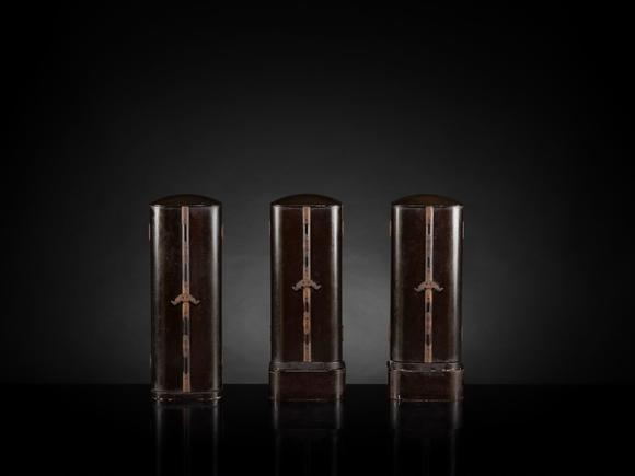 Galerie ZackeYAMAMOTO MOSUKE: A HIGHLY IMPORTANT COMPLETE SET OF 33 ‘THE SAIGOKU KANNON PILGRIMAGE ‘GOLD LACQUER ZUSHI (PORTABLE BUDDHIST SHRINES), DATED 1854
