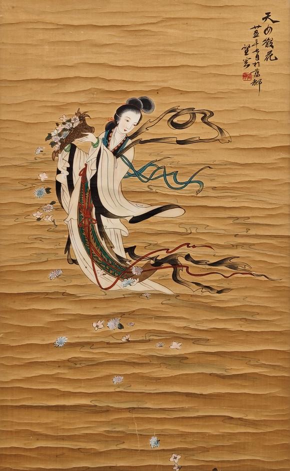 山東常藏天女散花
