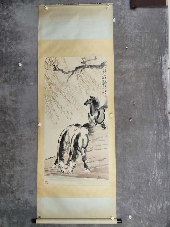 山東常藏出版于《妙筆生花》P170/柳蔭三駿