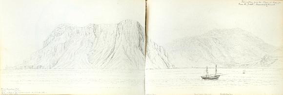RoseberysDrawings and watercolors from the private sketching diary of Major-General Frederick Stafford Hewett (1826-1880), comprising an album with 159 drawing